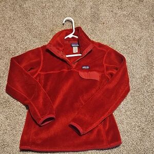 Patagonia Red Fleece Pullover